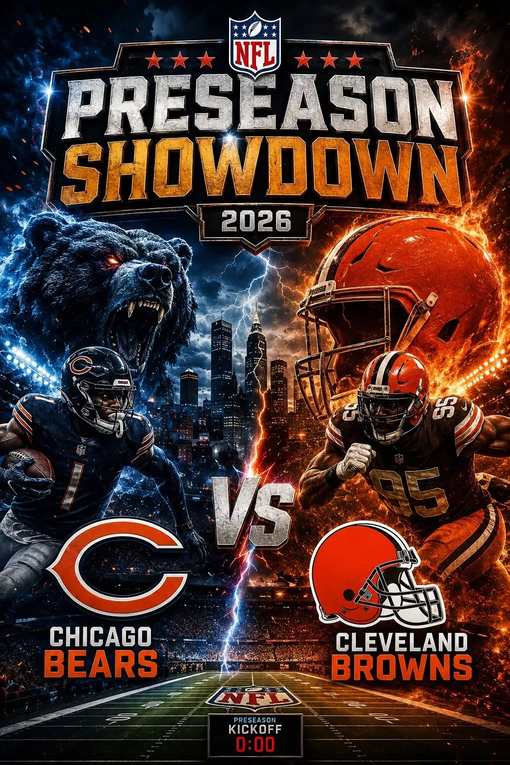 Cover Image for How to Watch the Chicago Bears vs. Cleveland Browns: Time, TV Channel, Streaming Info and Everything You Need to Know