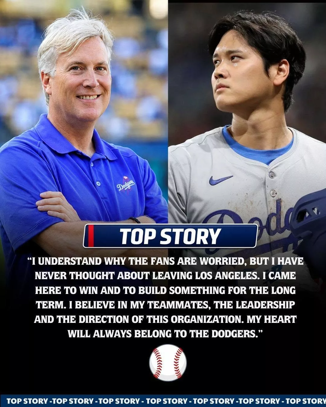 Cover Image for Dodgers Icon Shohei Ohtani Breaks Silence on Possibility of Leaving Los Angeles Amid Firestorm Over CEO Mark Walter’s Rumored Dodgers Sale Following $12.5 Billion Lakers Deal