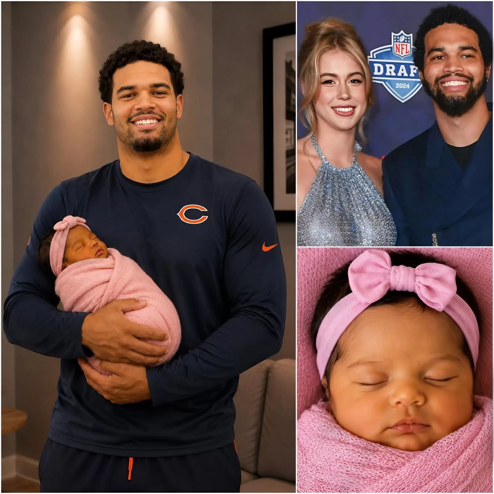 Cover Image for CALEB WILLIAMS BECOMES A FATHER â AND HIS BABYâS NAME IS MELTING HEARTS! â€ïžđ¶
