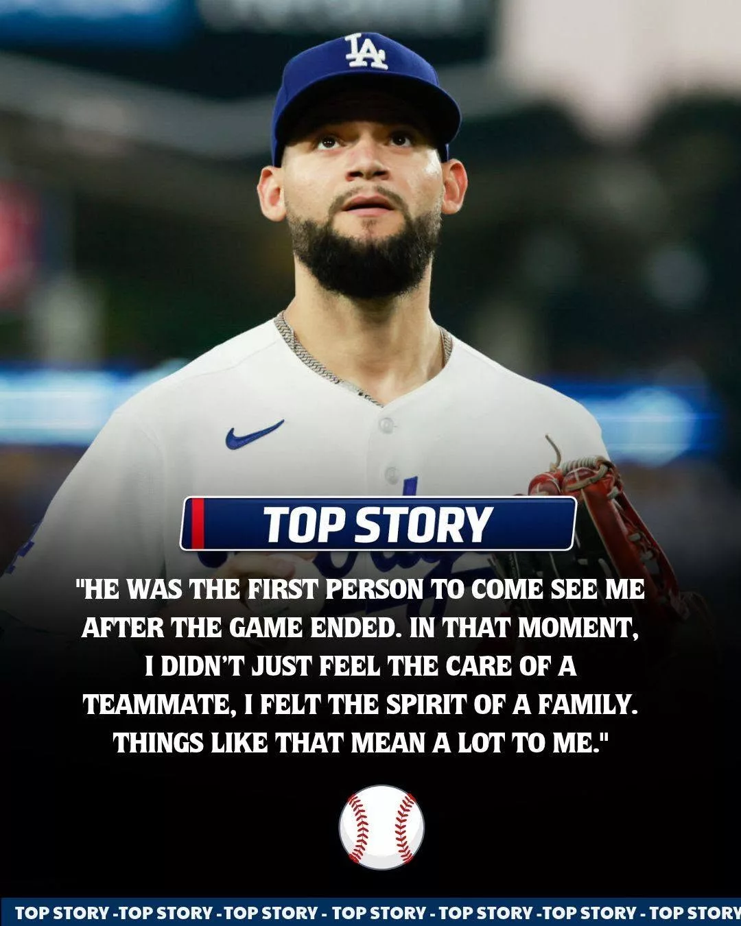 Cover Image for After a 5-4 victory in the first game of the series against the Pirates, Andy Pages tears up while thanking his Dodgers teammate who stood by him during his most painful moment: “He was the first person to come see me after the game ended”