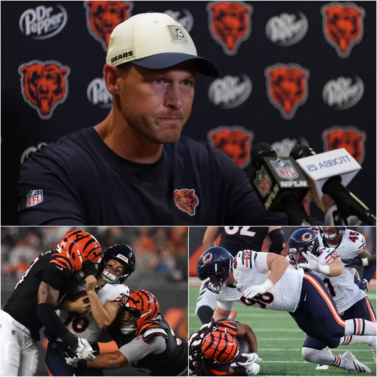 Cover Image for đ„ BREAKING: BEARSâ 9â27 LOSS TO BENGALS SPARKS OFFICIATING CONTROVERSY â BEN JOHNSON SPEAKS OUT