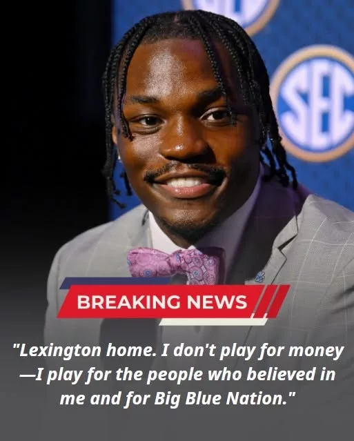 Cover Image for 🐱 “Lexington Is Home”: Ty Bryant’s Unwavering Commitment to the Kentucky Wildcats Says Everything About What Blue and White Means to Him 🐱💙🤍