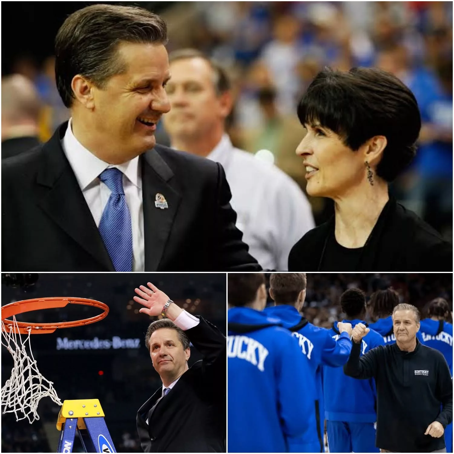 Cover Image for THE COLLEGE BASKETBALL WORLD IS IN SHOCK: Just ten minutes ago, legendary Kentucky Wildcats basketball coach John Calipari announced devastating news involving his family…