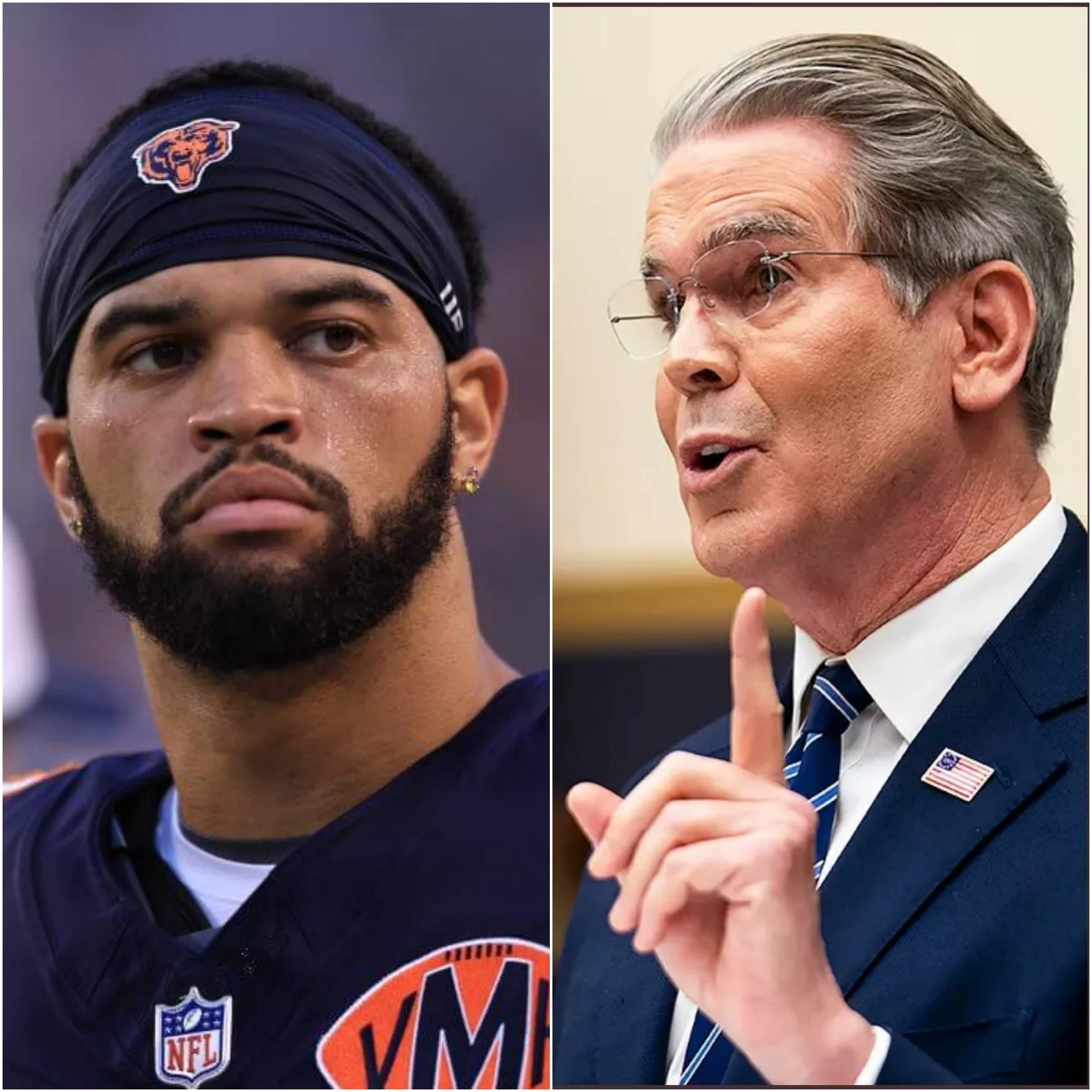 Cover Image for 🚨 “SHUT UP, BESSENT!” — Alleged Caleb Williams TV Exchange Sparks Heated Debate