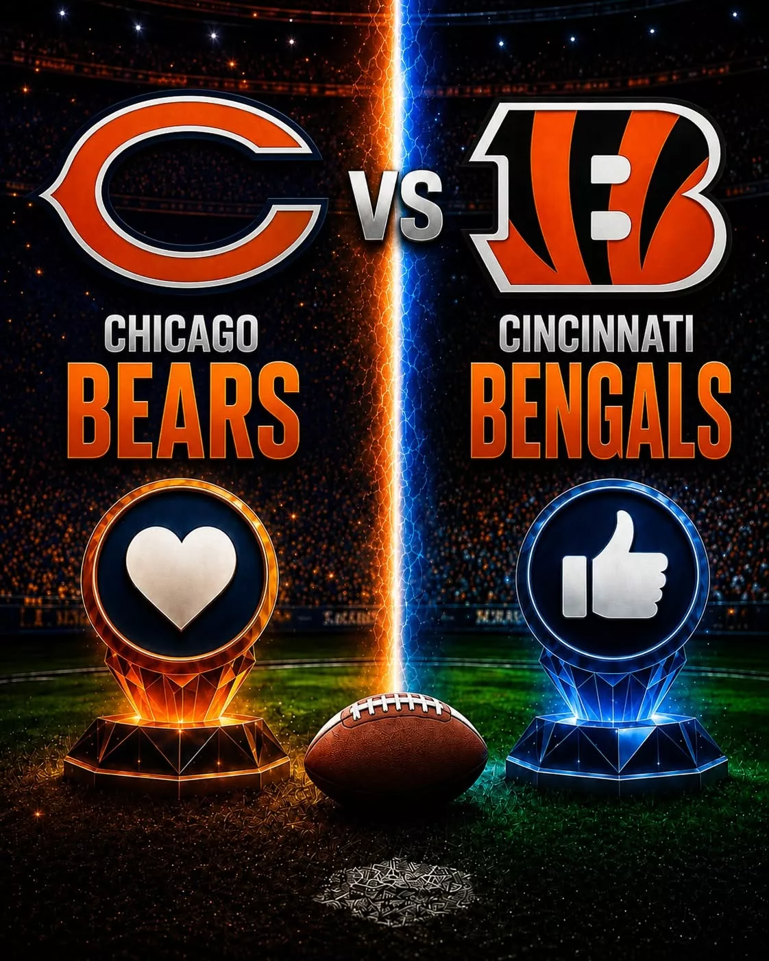 Cover Image for How to Watch the Game: Chicago Bears vs. Cincinnati Bengals — Time, TV Channel, Streaming Info, and Everything You Need to Know!