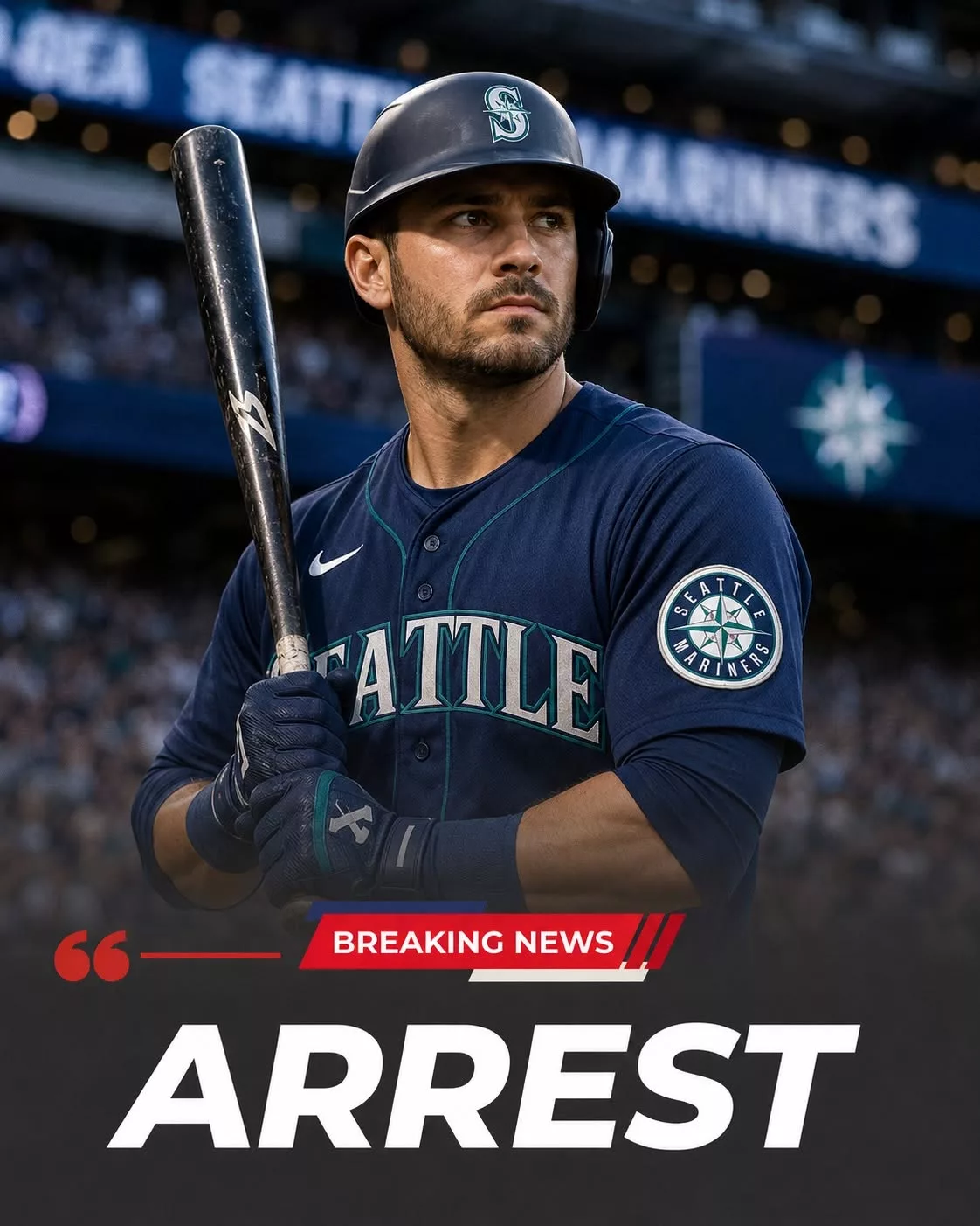 Cover Image for BREAKING: Former Seattle Mariners Standout Named Primary Suspect in Sexual Assault Investigation, Stunning Baseball Community