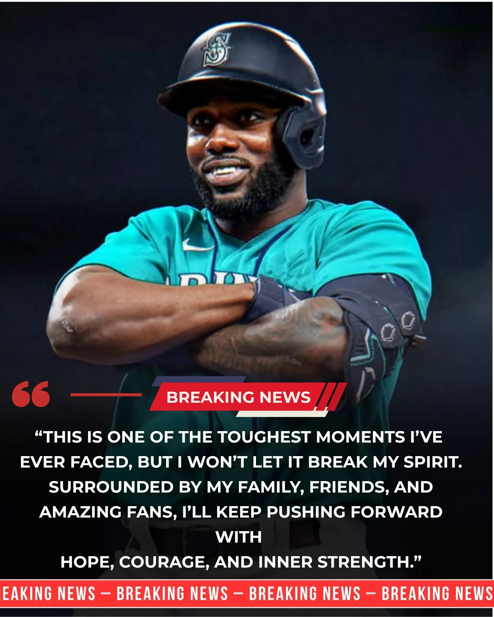 Cover Image for A challenging time has arrived for Seattle Mariners star Randy Arozarena — and he needs Mariners fans to stand beside him with love and support during this difficult moment.