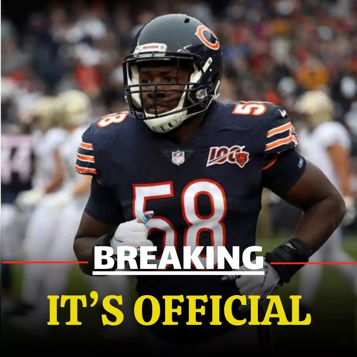 Cover Image for 🚨 HE’S BACK WHERE HE BELONGS: Former Chicago Bears star has agreed to return to the Bears on a fast-tracked long-term deal — and the entire NFL world is shaking. 🐻🏈