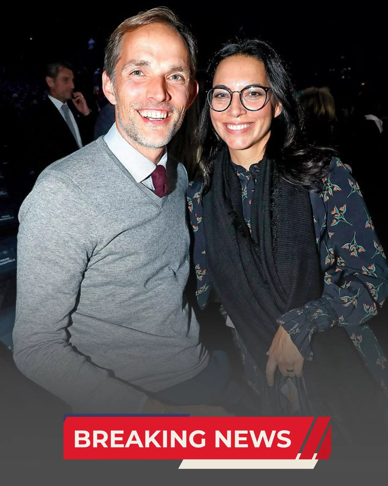 Cover Image for The England national team community, as well as the entire football world, is wiping away tears and sending its warmest wishes to Thomas Tuchel and his wife following their latest emotional announcement…