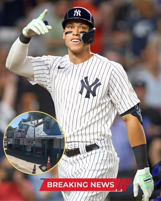 Cover Image for Good news: Aaron Judge spent $187,000 to save a local restaurant—the very place that had given him free meals throughout his high school years. However, the new sign he hung on the wall brought the owner to tears… ❤️⚾