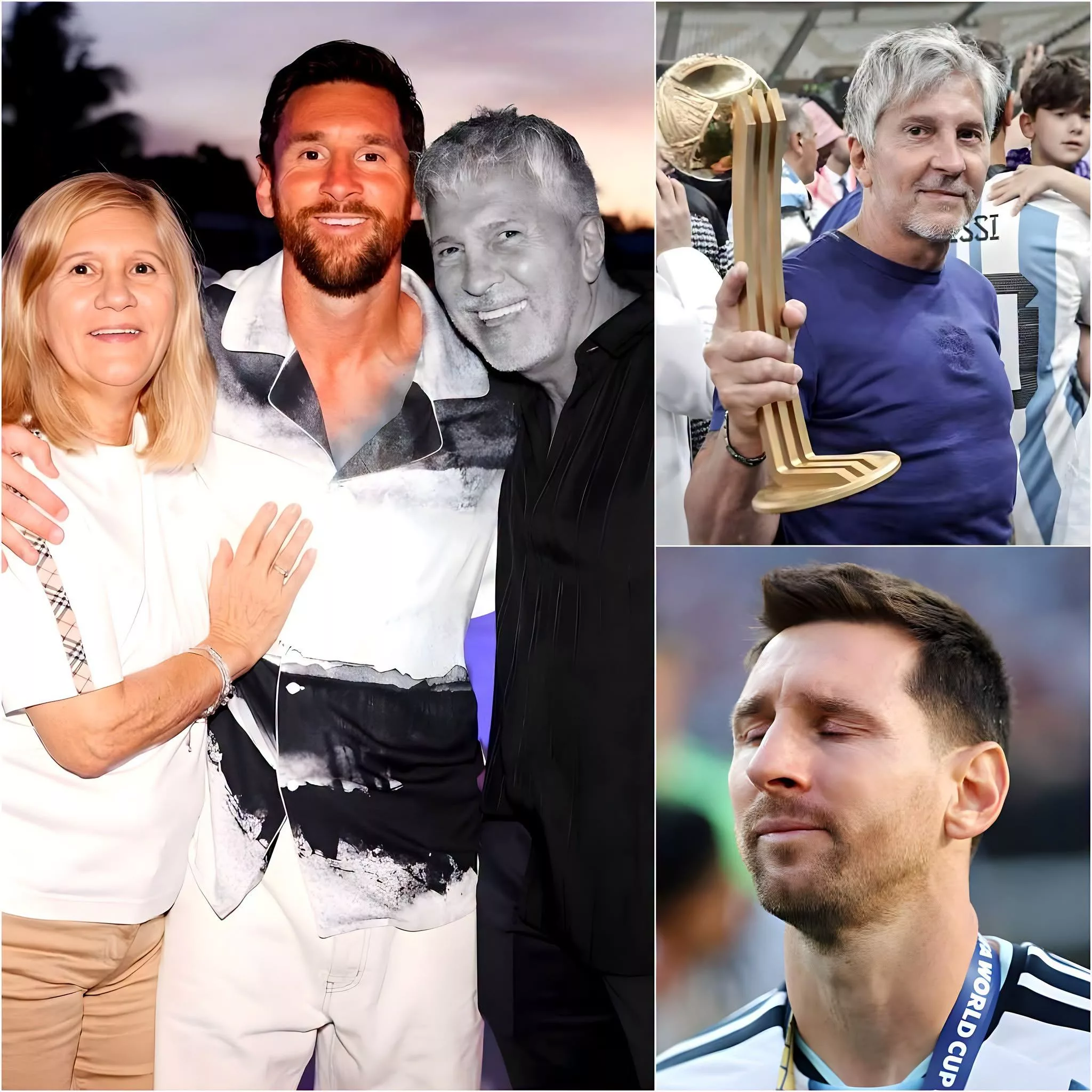 Cover Image for đđïž IL Y A 30 MINUTES : TRISTE NOUVELLE DANS LE MONDE DU FOOTBALL â JORGE MESSI, LE PĂRE DE LIONEL MESSI, EST DĂCĂDĂ Ă LâĂGE DE 68 ANS.