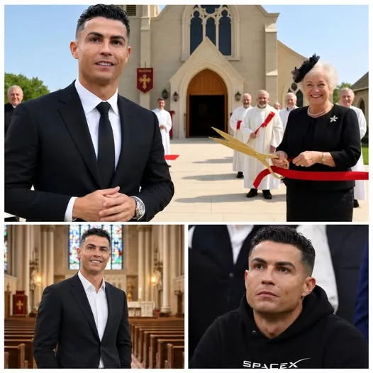 Cover Image for 🔥 NINGUÉM SABIA QUEM ESTAVA POR TRÁS DE TUDO… ATÉ CRISTIANO RONALDO APARECER  Durante meses, uma igreja começou a ser construída discretamente num bairro carenciado. Sem publicidade, sem grandes cerimónias e sem qualquer nome associado ao projeto. Diziam apenas que alguém tinha doado cerca de 10 milhões de dólares para tornar aquele sonho realidade.  Mas o que aconteceu numa noite deixou os moradores completamente surpreendidos. Depois do pôr-do-sol, Cristiano Ronaldo apareceu sozinho no local. Em vez de fotógrafos ou uma equipa de assessores, trouxe apenas o desejo de ajudar.  E então fez algo que ninguém esperava: começou a decorar a igreja para o Natal com as próprias mãos, pendurando luzes e enfeites enquanto alguns vizinhos observavam em silêncio.  Mas afinal, por que Ronaldo teria mantido tudo em segredo durante tanto tempo? E o que aconteceu depois daquela noite pode ser ainda mais emocionante… 👇