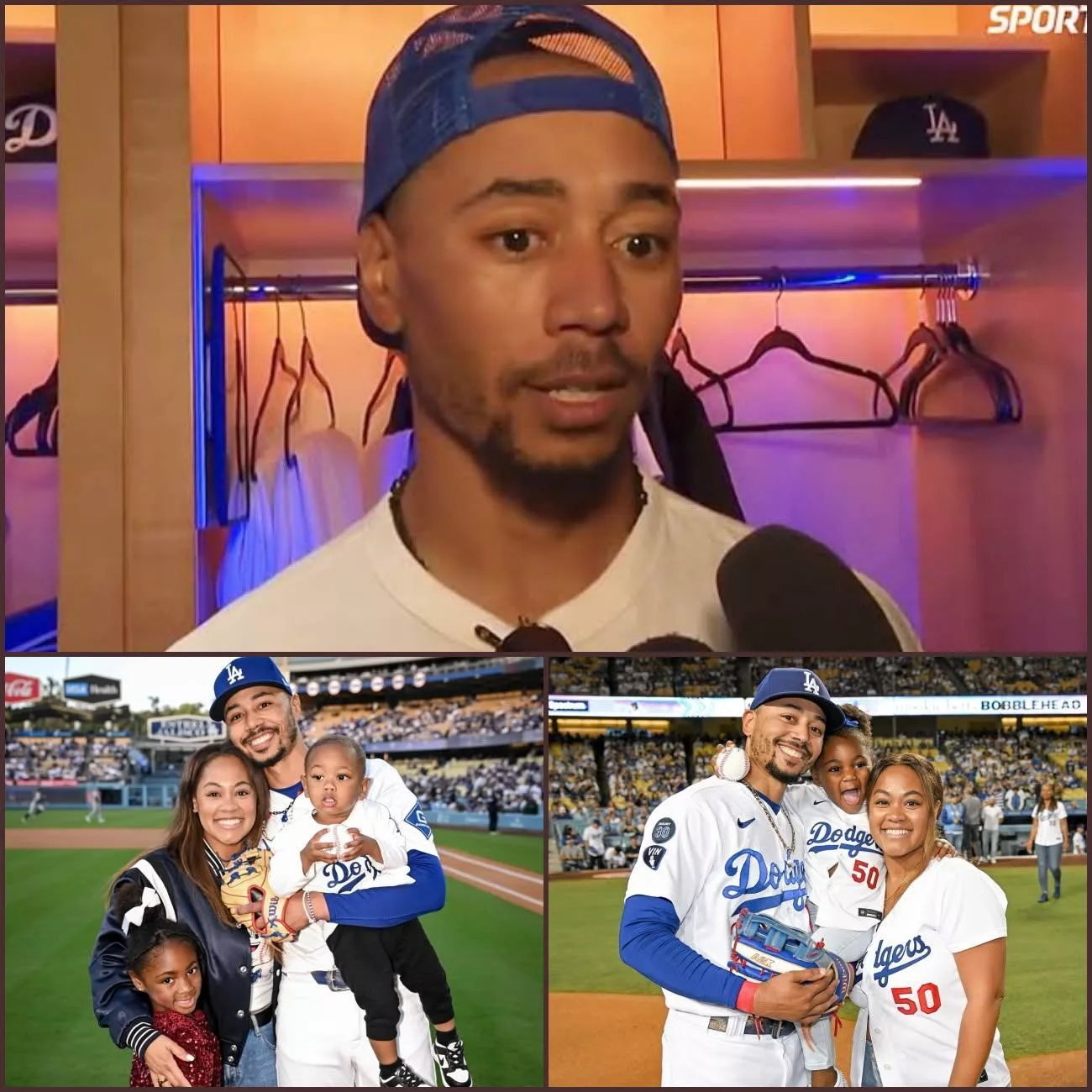 Cover Image for ABSOLUTELY SHOCKING: Mookie Betts and His Wife Brianna Drop a Bombshell Announcement — Los Angeles Dodgers Fans Are Left Completely Stunned