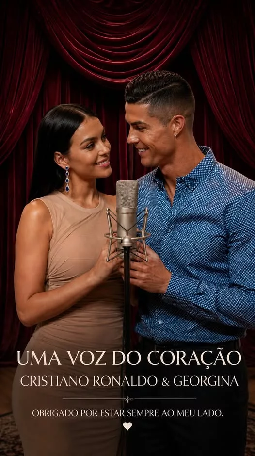 Cover Image for 🎵❤️ “Uma Voz do Coração” — uma história que está a deixar os fãs de Cristiano Ronaldo completamente emocionados. Uma suposta gravação inédita, intitulada “You’re Still Here”, estaria a revelar um lado muito mais íntimo e inesperado do craque português e da sua mulher. A descrição da música fala de uma melodia carregada de memória, devoção e sentimentos profundos, com vozes que parecem transformar a canção numa verdadeira conversa entre duas pessoas. Se esta história vier a ser confirmada, poderá tornar-se um dos momentos mais emocionantes ligados à família Ronaldo. Mas o que torna esta gravação tão especial? E como teria sido descoberta depois de tantos anos? 👀🎶 Os detalhes estão a despertar enorme curiosidade entre os fãs.👇