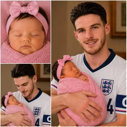 Cover Image for 🚨 DECLAN RICE IS A FATHER AGAIN – AND THE BABY’S NAME IS MELTING HEARTS! England star Declan Rice has just welcomed a new addition to his family — and the baby’s name is already melting hearts across the country!👶💕