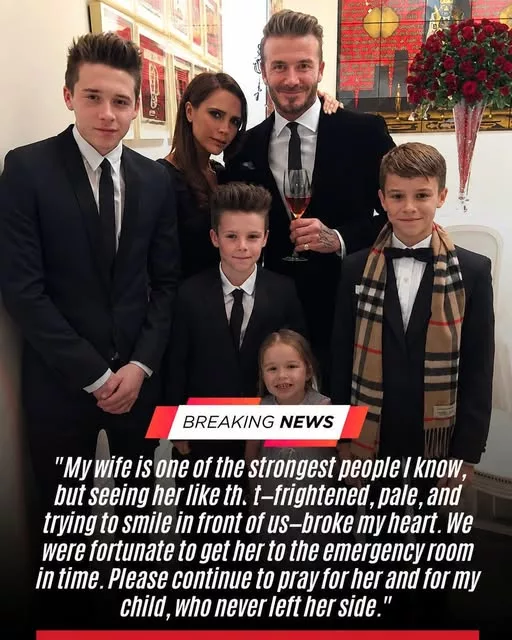 Cover Image for ❤️ HEARTWARMING UPDATE: DAVID BECKHAM SPEAKS OUT ABOUT VICTORIA AFTER A SUDDEN MEDICAL EMERGENCY David Beckham has shared an emotional message following reports surrounding Victoria Beckham’s recent hospitalization, leaving fans deeply concerned but also offering a small sense of reassurance. In his statement, David expressed heartfelt gratitude for the overwhelming messages of love, prayers and support sent by fans around the world. He revealed that their family has been deeply touched by the kindness they have received and said Victoria is remaining strong as she focuses on her recovery. But one part of his message has particularly caught fans’ attention. 👀 What exactly happened, and what did David reveal about Victoria’s condition? 👉 The full details behind his emotional message are leaving fans eager for answers.