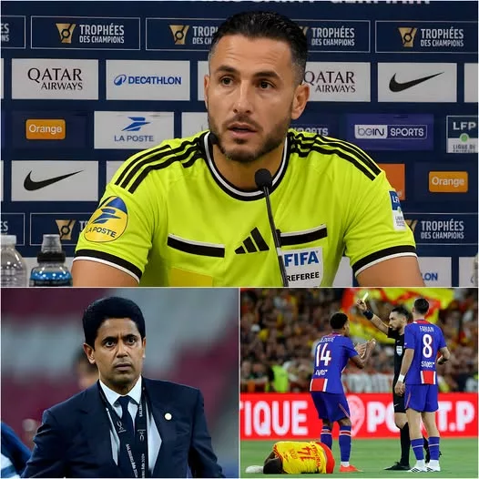 Cover Image for 🚨 COUP DE TONNERRE APRÈS PSG–LENS : L’ARBITRE JÉRÉMIE PIGNARD AURAIT FAIT UNE ÉTONNANTE RÉVÉLATION ! 😱⚽ La défaite 0-1 du PSG face à Lens au Trophée des Champions continue de faire polémique. Selon des informations circulant en ligne, l’arbitre Jérémie Pignard aurait reconnu que certaines de ses décisions pouvaient avoir influencé le déroulement de la rencontre. Mais le plus surprenant ne serait pas seulement ses explications… Ce qui aurait suivi aurait provoqué une nouvelle vague de colère du côté parisien. 👀 Nasser Al-Khelaïfi aurait-il réellement décidé de saisir les instances du football français ? 🔥 La décision qui pourrait désormais déclencher une enquête fait déjà énormément réagir les supporters.