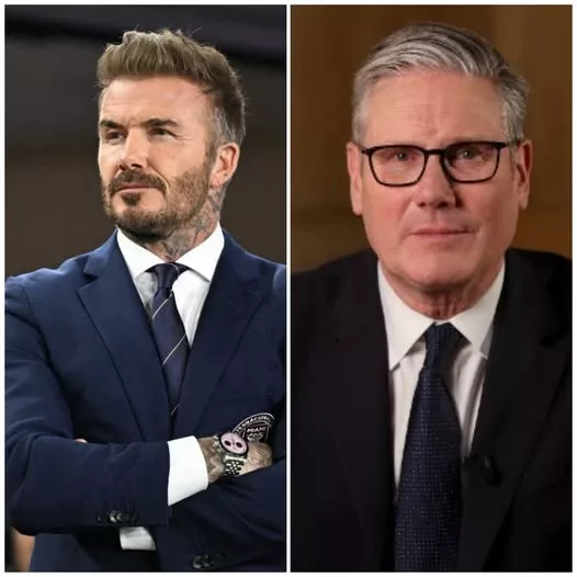 Cover Image for 🚨 “HE’S JUST A FOOTBALLER.” — KEIR STARMER’S REMARK TO DAVID BECKHAM TRIGGERS AN UNEXPECTED LIVE-TV MOMENT A tense exchange between Keir Starmer and David Beckham has reportedly captured widespread attention after a discussion about everyday British families took an unexpected turn. Starmer allegedly dismissed Beckham’s comments with a blunt remark suggesting the football icon should “stick to football.” What happened next, however, was the moment that reportedly stunned the studio. Rather than responding with anger, Beckham calmly pushed back, arguing that playing football did not prevent someone from understanding communities, families and real-life struggles. The atmosphere reportedly changed instantly. 👀 But Beckham’s final response is the part that has people talking — and it was far more powerful than anyone in the studio expected.