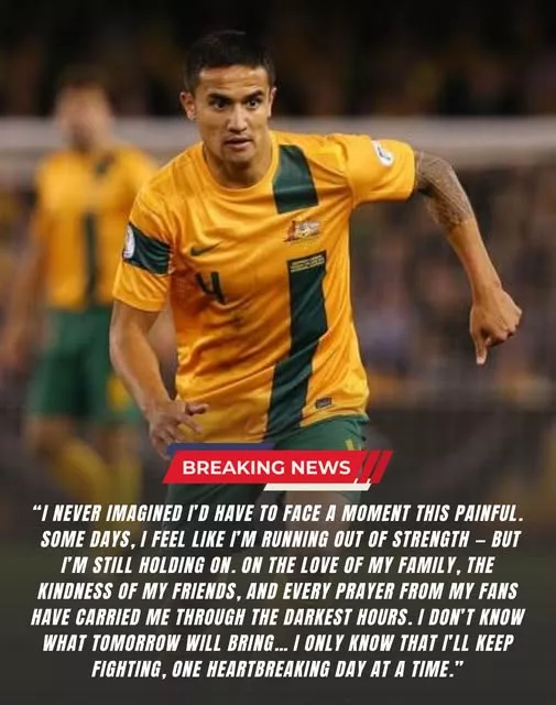 Cover Image for 💔 SAD UPDATE: TIM CAHILL FACES A DIFFICULT MOMENT — FANS ARE RALLYING AROUND THE AUSTRALIAN LEGEND Tim Cahill, one of Australia’s most beloved football figures, is reportedly going through an incredibly challenging period, leaving fans deeply concerned and wondering what may be happening behind the scenes. Known for his determination, leadership and unforgettable moments with the Australian national team, Cahill has inspired generations of supporters. Now, messages of love, strength and encouragement are pouring in from fans around the world. ❤️ But what exactly is happening in Cahill’s life right now? And why has this situation prompted such an emotional response? 👀 The details remain unclear, but one thing is certain: supporters are waiting anxiously for the full story.