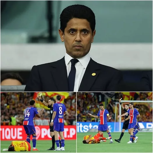 Cover Image for 🚨⚡ COUP DE TONNERRE AU PSG : LA DÉCLARATION DE NASSER AL-KHELAÏFI APRÈS LA DÉFAITE CONTRE LENS FAIT EXPLOSER LA POLÉMIQUE ! 😱⚽ Après la défaite du PSG face à Lens lors du Trophée des Champions, Nasser Al-Khelaïfi aurait livré une déclaration particulièrement virulente, remettant en question plusieurs décisions arbitrales. Ses propos ont immédiatement fait réagir les supporters et relancé un débat brûlant autour de l’arbitrage. Mais un élément intrigue encore davantage : qu’aurait-il découvert après la rencontre pour aller aussi loin dans ses accusations ? 👀 Une éventuelle enquête pourrait désormais apporter des réponses. 👉 Erreur d’arbitrage, simple colère ou affaire beaucoup plus complexe ? Découvrez les détails qui font déjà parler toute l’Europe.