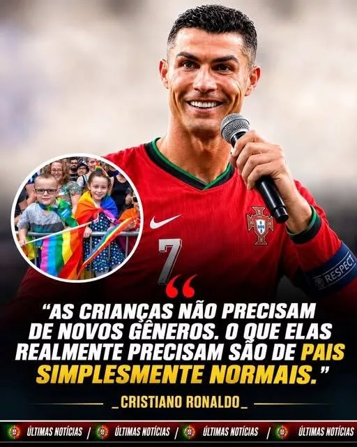 Cover Image for 🚨😱 ÚLTIMA HORA: UMA FRASE ATRIBUÍDA A CRISTIANO RONALDO ESTÁ A INCENDIAR AS REDES SOCIAIS! ⚽ Uma declaração supostamente atribuída a Cristiano Ronaldo tornou-se viral e está a provocar uma enorme discussão entre fãs e críticos. 👀 A frase, relacionada com identidade, infância e educação, rapidamente ultrapassou o debate original e gerou opiniões completamente divididas. Mas há uma questão que está a deixar milhões de pessoas intrigadas: Será que Cristiano Ronaldo disse mesmo estas palavras? A origem da declaração, o contexto e a verdadeira fonte estão agora no centro da polémica. Muitos partilham a frase, mas poucos parecem ter verificado de onde ela realmente veio. 🔥 O detalhe escondido pode mudar completamente a história! 👉 Descubra o que está por trás da declaração e por que motivo ela se tornou viral.