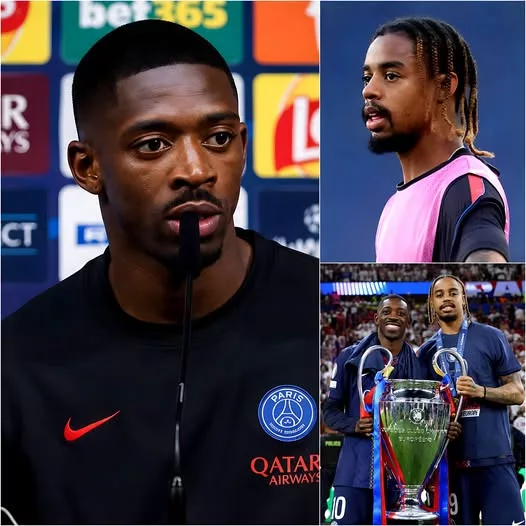 Cover Image for đš COUP DE TONNERRE AU PSG : DEMBĂLĂ ET BARCOLA AU CĆUR DâUNE POLĂMIQUE INATTENDUE ! đ”đŽ Une dĂ©claration attribuĂ©e Ă Ousmane DembĂ©lĂ© fait Ă©normĂ©ment rĂ©agir les supporters parisiens. Lâattaquant aurait reprochĂ© Ă Bradley Barcola dâavoir privilĂ©giĂ© ses ambitions personnelles, alors que les rumeurs sur un possible dĂ©part du jeune Français prennent de lâampleur. Mais le plus intrigant nâest pas seulement cette prĂ©tendue critique. DembĂ©lĂ© aurait Ă©galement fait allusion Ă un Ă©lĂ©ment gardĂ© secret entre les deux joueurs, ce qui pourrait expliquer la tension apparente. Que sâest-il rĂ©ellement passĂ© en coulisses ? Barcola prĂ©pare-t-il vraiment son dĂ©part du PSG, ou cette histoire cache-t-elle quelque chose de totalement diffĂ©rent ? đ