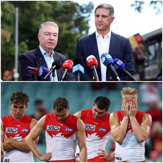 Cover Image for đšđ 20 MINUTES AGO: STUNNING NEWS INSIDE THE SYDNEY SWANS! Just 20 minutes ago, a major announcement reportedly came from within the Sydney Swans organisation, leaving players, staff and supporters stunned. According to the dramatic report, the coaching staff delivered information that could have significant consequences for the club moving forward. The atmosphere reportedly changed instantly, with those inside the organisation left trying to understand what had just been revealed. But what exactly was announced? And why did the coaching staff consider it important enough to address the organisation so suddenly? đ One detail in the announcement has supporters asking whether a major change could be coming nextâŠ