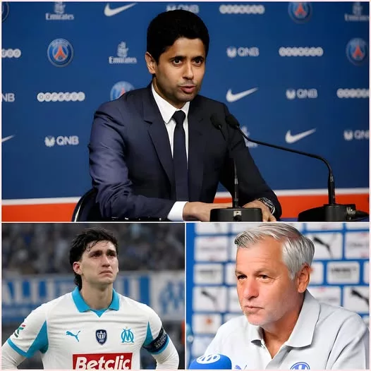Cover Image for 🔥🚨 DERNIÈRE MINUTE : LE PSG PRÉPARE-T-IL UN COUP QUI VA FAIRE TREMBLER MARSEILLE ?! Une annonce nocturne attribuée à Nasser Al-Khelaïfi vient de provoquer une véritable tempête chez les supporters marseillais. 😱 Selon les informations qui circulent, Paris aurait intensifié les négociations pour s’offrir l’un des grands talents offensifs de l’OM, avec une offre qui dépasserait toutes les attentes. Le plus inquiétant ? Le joueur aurait déjà été approché directement et son entourage aurait laissé entendre que le maillot parisien ne le laisserait pas indifférent… À Marseille, l’inquiétude grandit et une question brûle désormais toutes les lèvres : Le PSG est-il réellement sur le point de réaliser un transfert totalement inattendu ? 👀 Les détails de cette affaire pourraient tout changer…👇