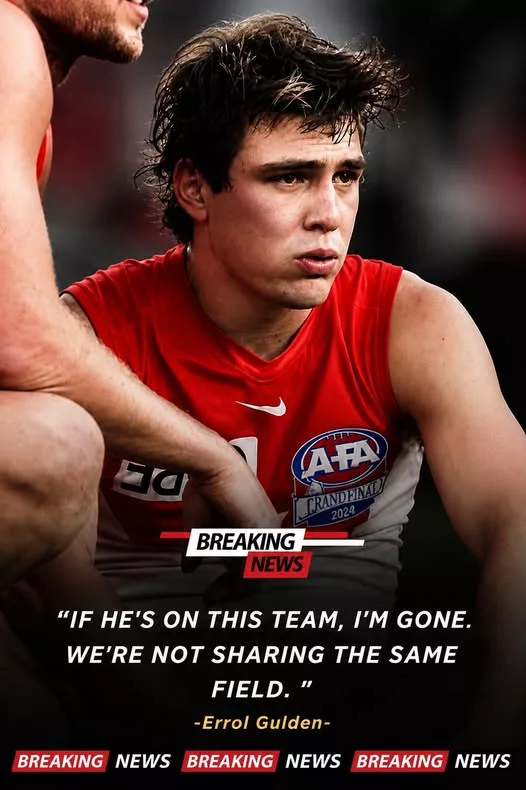 Cover Image for 🚨🦢 BREAKING: ERROL GULDEN’S SHOCKING WORDS HAVE SYDNEY SWANS FANS DEMANDING ANSWERS  Sydney Swans superstar Errol Gulden has reportedly left fans stunned after allegedly making a fiery statement about a teammate:  “If he’s on this team, I’m gone. We’re not sharing the same field.”  The explosive remark quickly spread across social media, triggering a wave of speculation about who Gulden was allegedly referring to. 👀  The Swans have not publicly confirmed the claim or identified anyone involved, leaving fans to piece together the mystery themselves.  Was it a serious ultimatum, a misunderstanding, or something taken completely out of context?  🔥 One thing is certain: supporters are now asking the same question — WHO was Gulden talking about?  The answer could reveal a much bigger story developing behind the scenes at Sydney… 👇