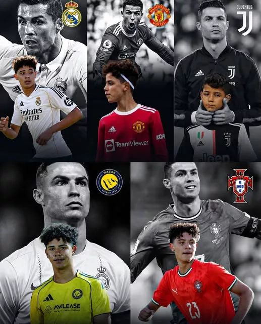Cover Image for ⚽👑 DE PAI PARA FILHO: SERÁ QUE O PRÓXIMO CAPÍTULO DA ERA RONALDO JÁ COMEÇOU?  Cristiano Ronaldo construiu uma carreira praticamente impossível de repetir, deixando a sua marca no Sporting, Manchester United, Real Madrid, Juventus, Al-Nassr e na Seleção de Portugal. 🏆🇵🇹  Agora, os olhares começam a voltar-se para Cristiano Jr., que dá os seus próprios passos no mundo do futebol.  Carregar o apelido Ronaldo traz oportunidades, mas também uma enorme pressão. As comparações com CR7 serão inevitáveis — mas o jovem terá de escrever a sua própria história.  👀 Será que estamos perante o início de uma nova grande história da família Ronaldo?  🔥 Cristiano Jr. conseguirá um dia aproximar-se do nível extraordinário alcançado pelo pai?