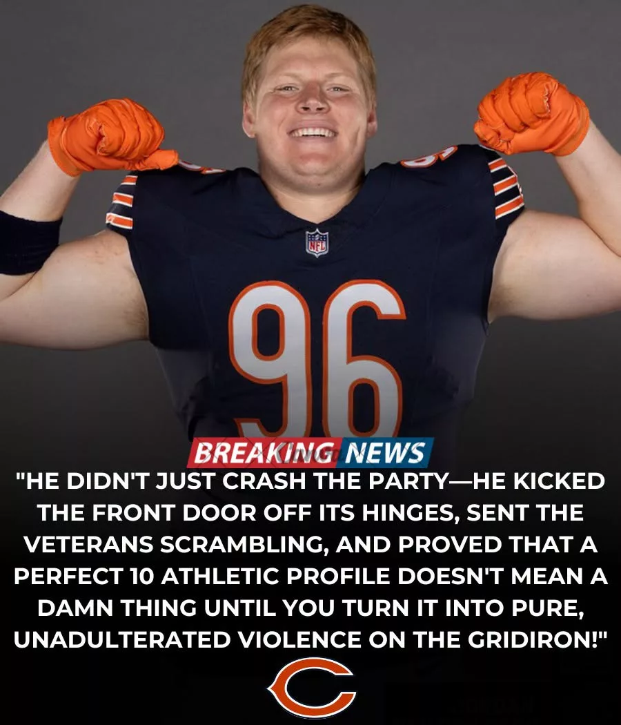 Cover Image for 🐻🔥 THE CHICAGO BEARS JUST UNCOVERED A DEFENSIVE MONSTER: WHY ROOKIE JORDAN VAN DEN BERG COULD BECOME A NIGHTMARE FOR THE NFL