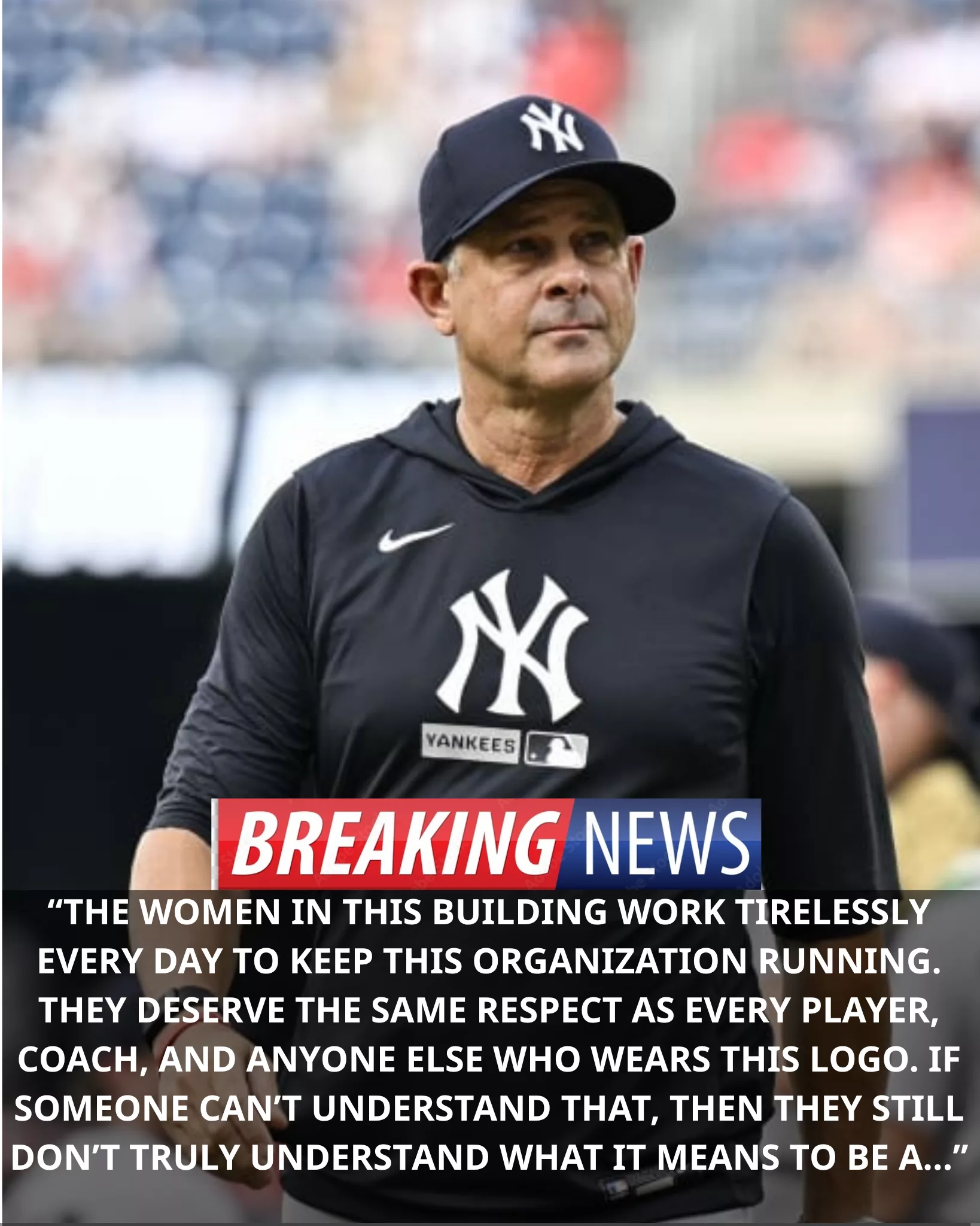 Cover Image for 🚨 BREAKING NEWS: NEW YORK YANKEES REPORTEDLY DISMISS PLAYER AFTER ALLEGED INCIDENT INVOLVING ELDERLY JANITOR