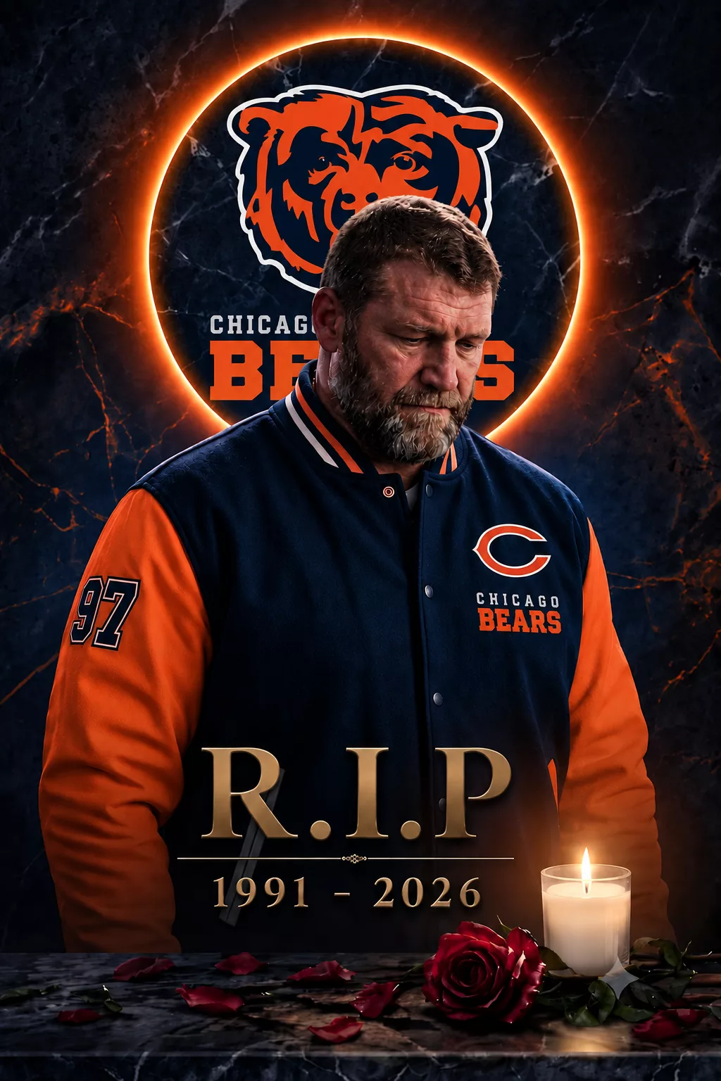 Cover Image for 💔 SAD NEWS: Chicago Bears Community Mourns a Heartbreaking Loss