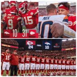 No one expected it — Chiefs’ Emotional Postgame Anthem Leaves Arrowhead in Silence After Dominant 31–10 Victory Over Broncos