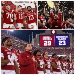 No one expected it — but the Indiana Hoosiers’ postgame rendition of the National Anthem brought the stadium to tears.