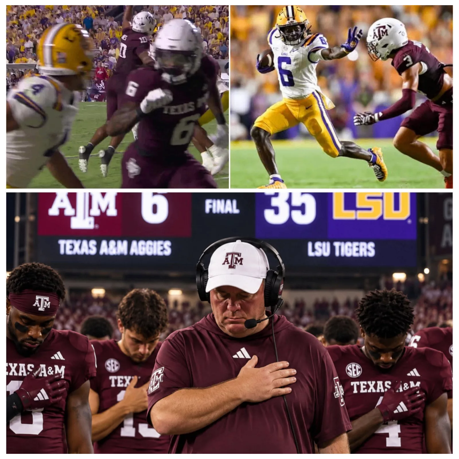 Cover Image for No one expected it — but the postgame National Anthem performed by the entire Texas A&M Aggies team brought the stadium to tears.