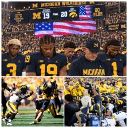 No one expected it — but the postgame National Anthem performed by the entire Michigan Wolverines team brought the stadium to tears.