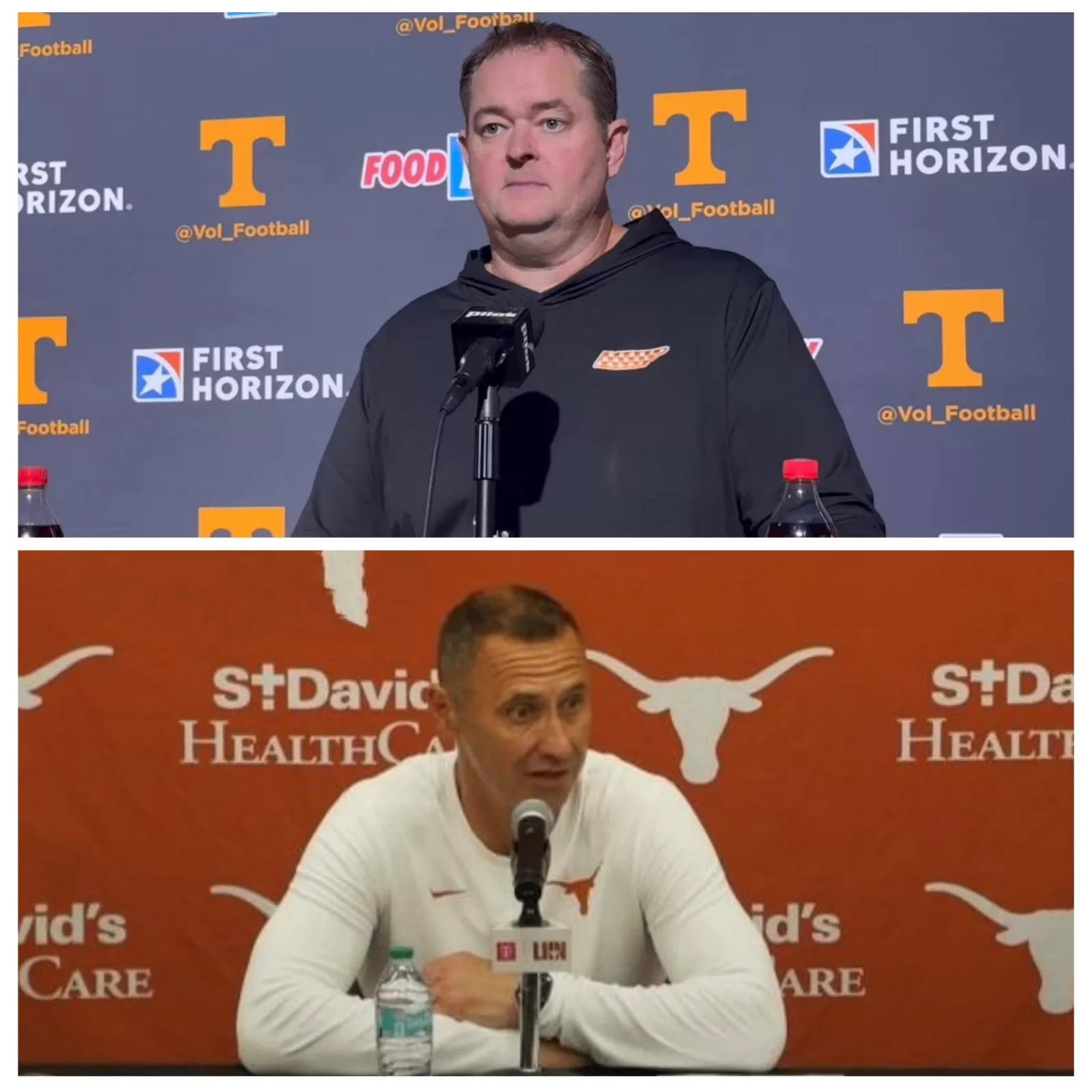 🚨 After the Texas Longhorns’ thrilling 20–17 victory over the Tennessee Volunteers, tensions still hadn’t completely cooled even after the final whistle.
