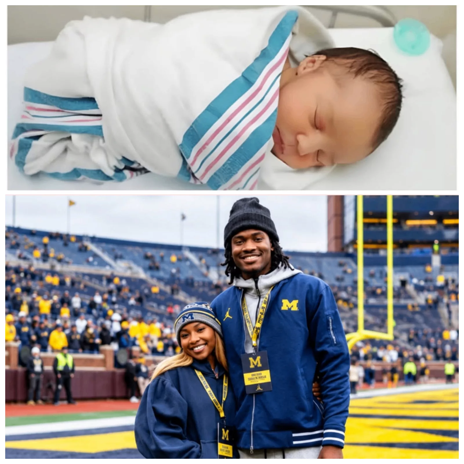 Cover Image for MICHIGAN WOLVERINES STAR BRYCE UNDERWOOD SPARKS BUZZ WITH HEARTWARMING FAMILY ANNOUNCEMENT
