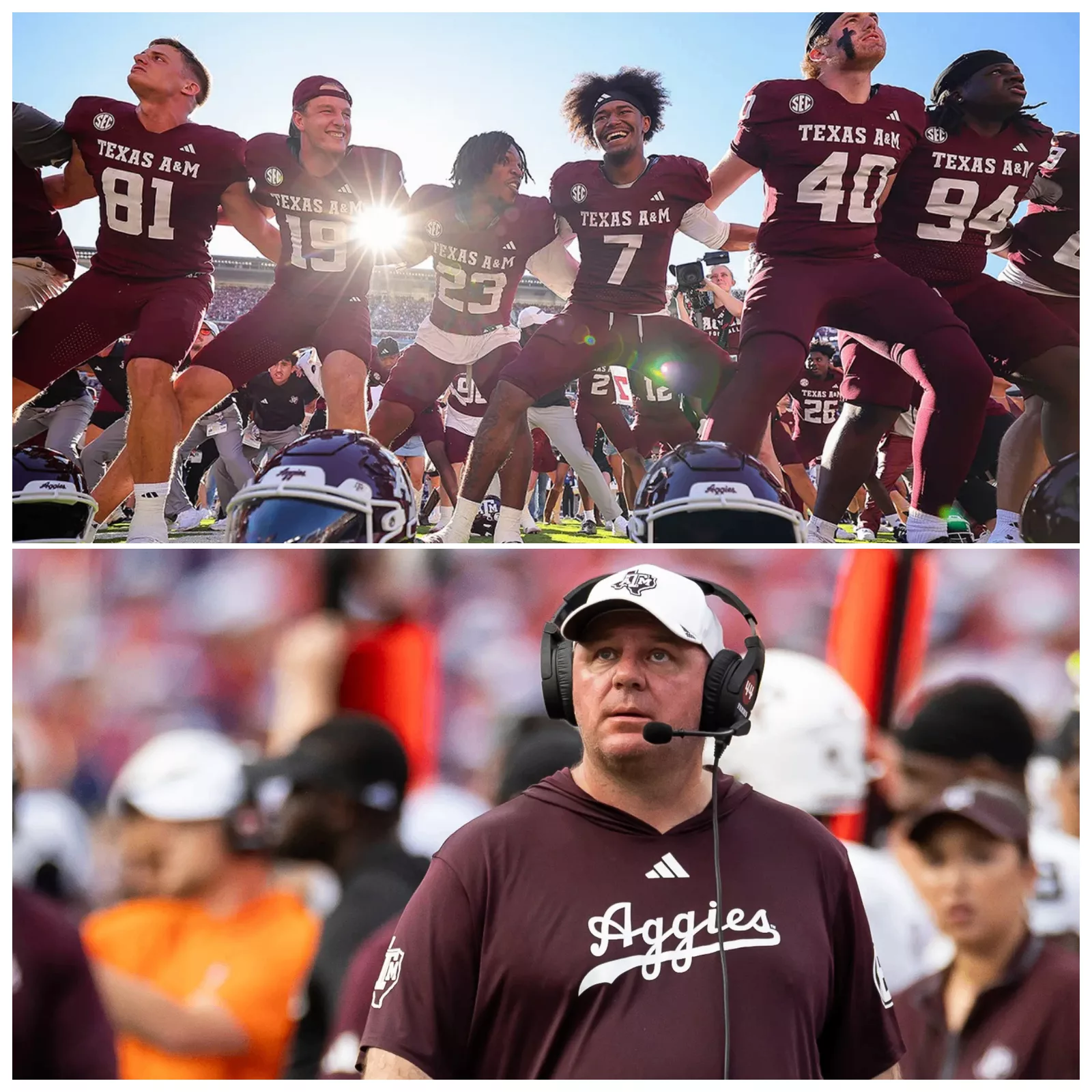 Cover Image for No one saw it coming — but the postgame moment led by Mike Elko left Kyle Field silent, then deeply emotional.