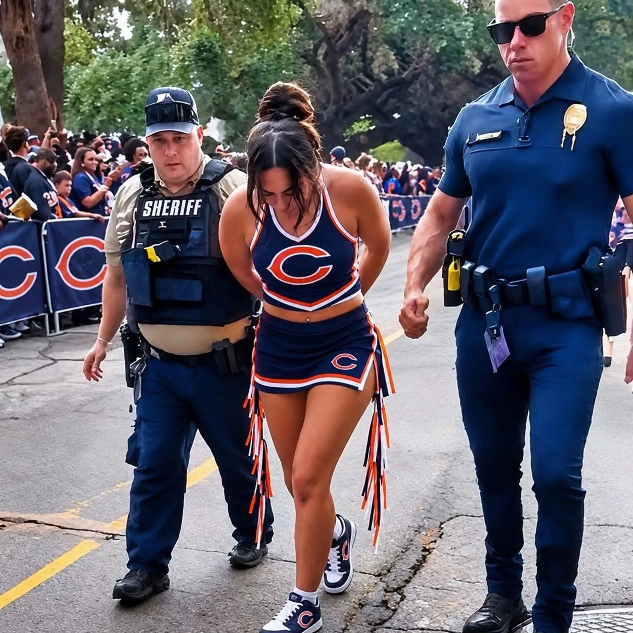 Cover Image for Chicago Bears Fan Faces Unexpected Pre-Game Moment in Front of Thousands