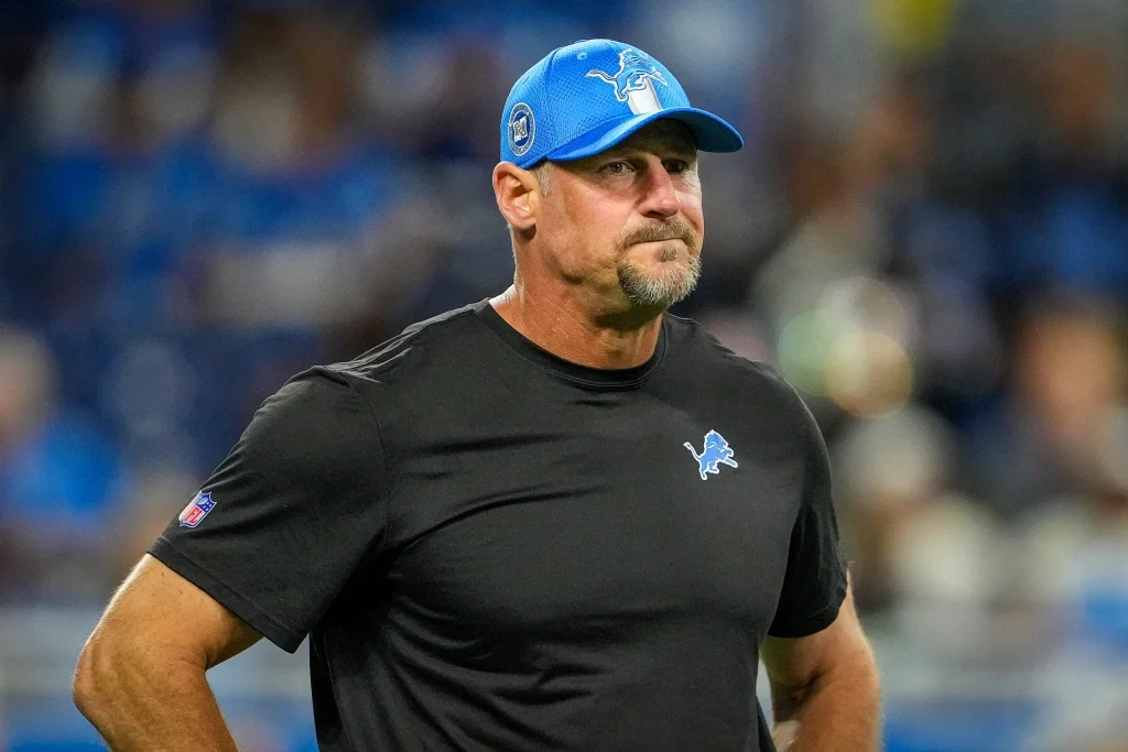 Cover Image for 30 minutes ago: Detroit Lions head coach Dan Campbell somberly confirmed that a key player was involved in an accident on the way to the morning practice while the team was preparing for their upcoming game against the New York Jets.