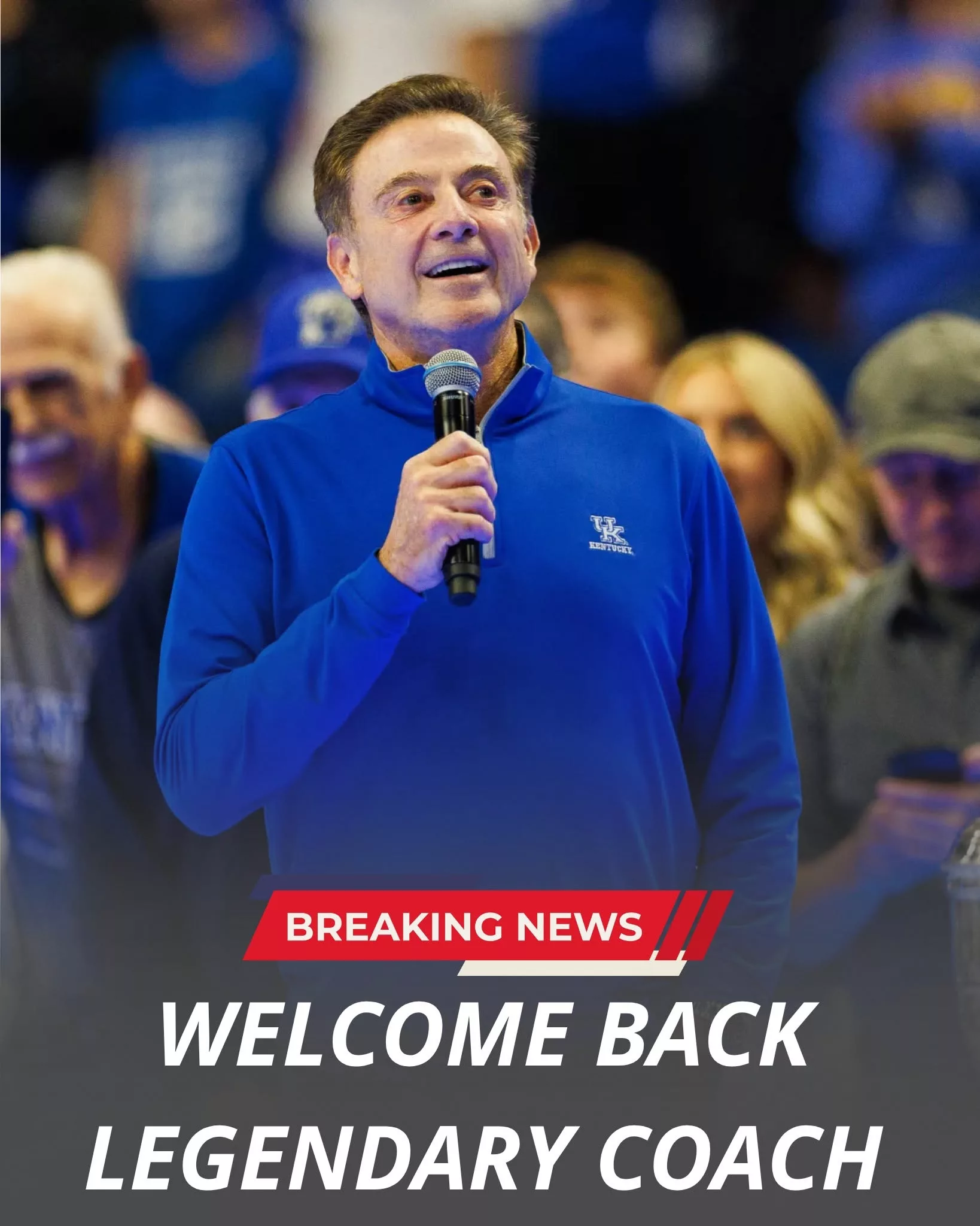Cover Image for BREAKING NEWS: Kentucky Wildcats Directors has finalized a landmark agreement with Rick Pitino. This deal reportedly worth $500 million….