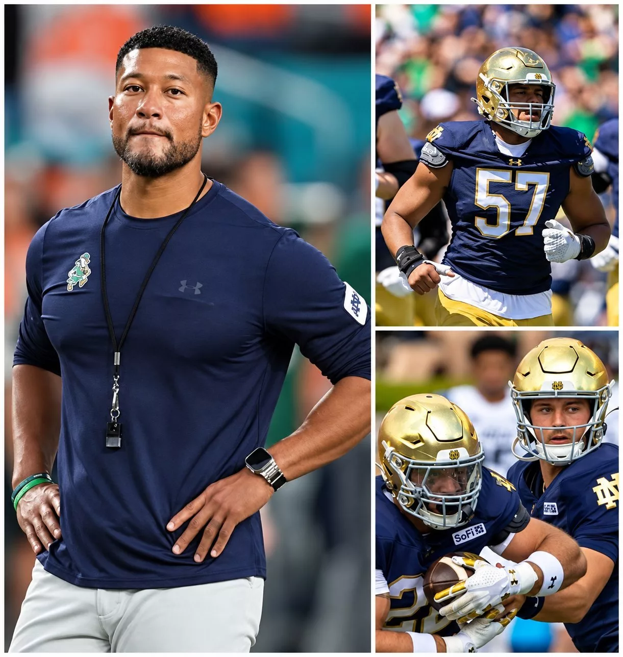 Cover Image for NOTRE DAME ROCKED BY DISCIPLINARY BOMBSHELL — Marcus Freeman Draws a Hard Line After Alleged Nightclub Incident
