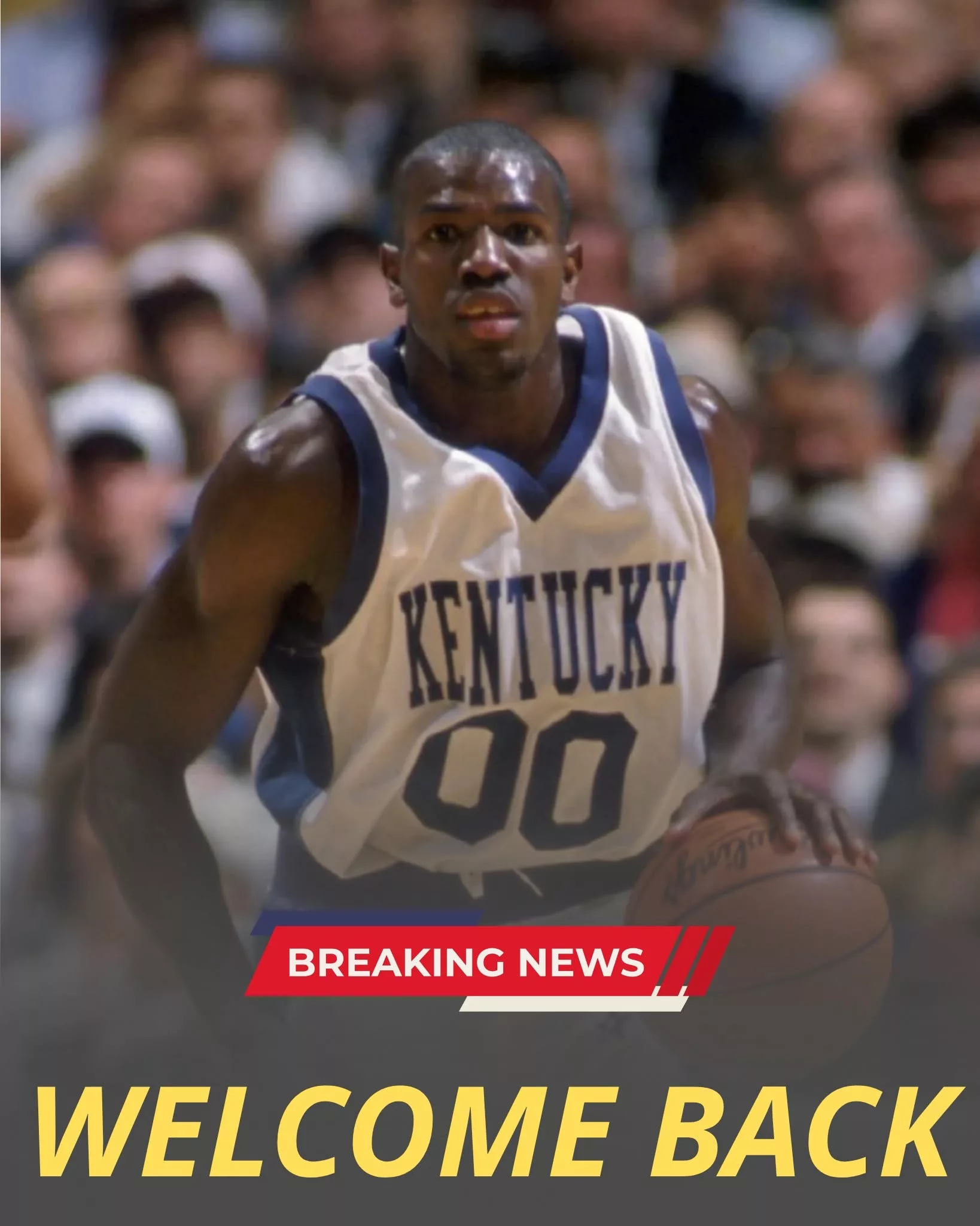 Cover Image for Welcome back to Kentucky Wildcats, Coach Tony Delk.