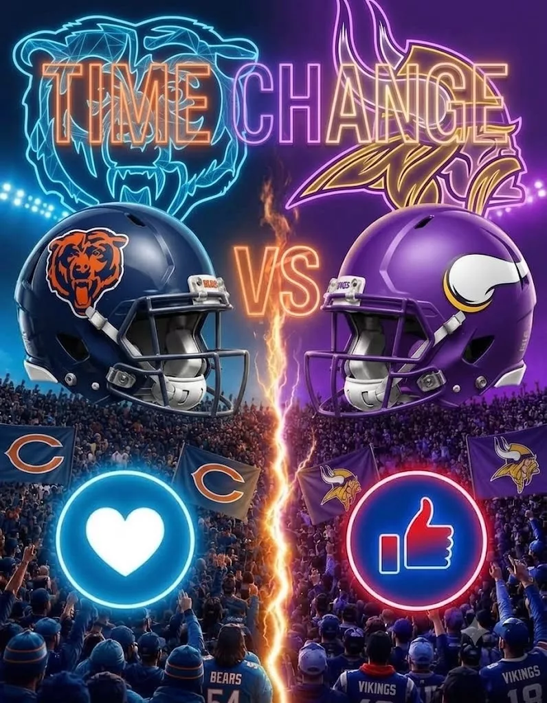 Cover Image for 🚨 BREAKING NEWS FROM SOLDIER FIELD: CHICAGO BEARS vs. MINNESOTA VIKINGS KICKOFF TIME ADJUSTED