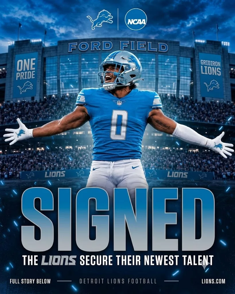 Cover Image for 🔥 WELCOME BACK: THE 5-STAR STAR RETURNS TO THE DETROIT LIONS — AND THE ENTIRE FOOTBALL WORLD IS ALREADY TALKING! 🏈😱
