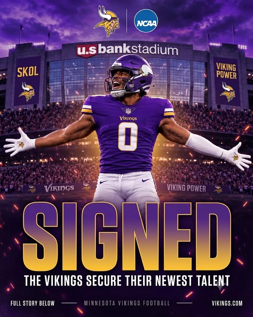 Cover Image for 🔥 WELCOME BACK: A MAJOR STAR RETURNS TO THE MINNESOTA VIKINGS — AND THE FOOTBALL WORLD IS ALREADY TALKING! 🏈😱