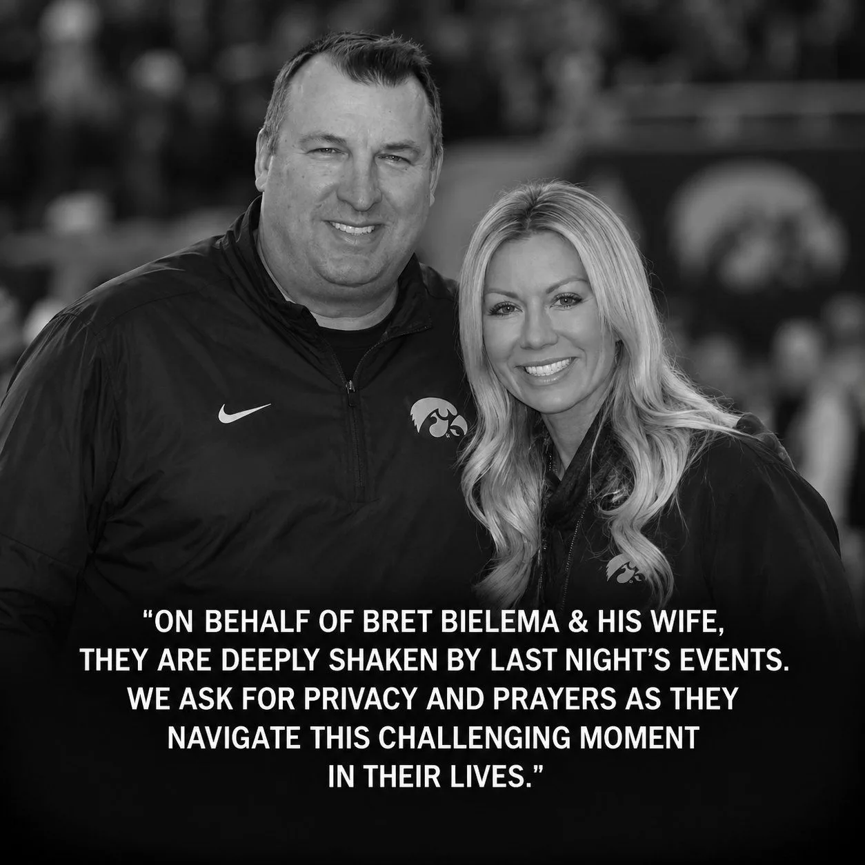 Cover Image for 🚨🏈💔 “THE WHOLE FOOTBALL WORLD IS HEARTBROKEN” AFTER WHAT FORMER IOWA ASSISTANT COACH BRET BIELEMA JUST SHARED ABOUT HIS WIFE — BUT ONE DETAIL HAS FANS ASKING SERIOUS QUESTIONS. 😱