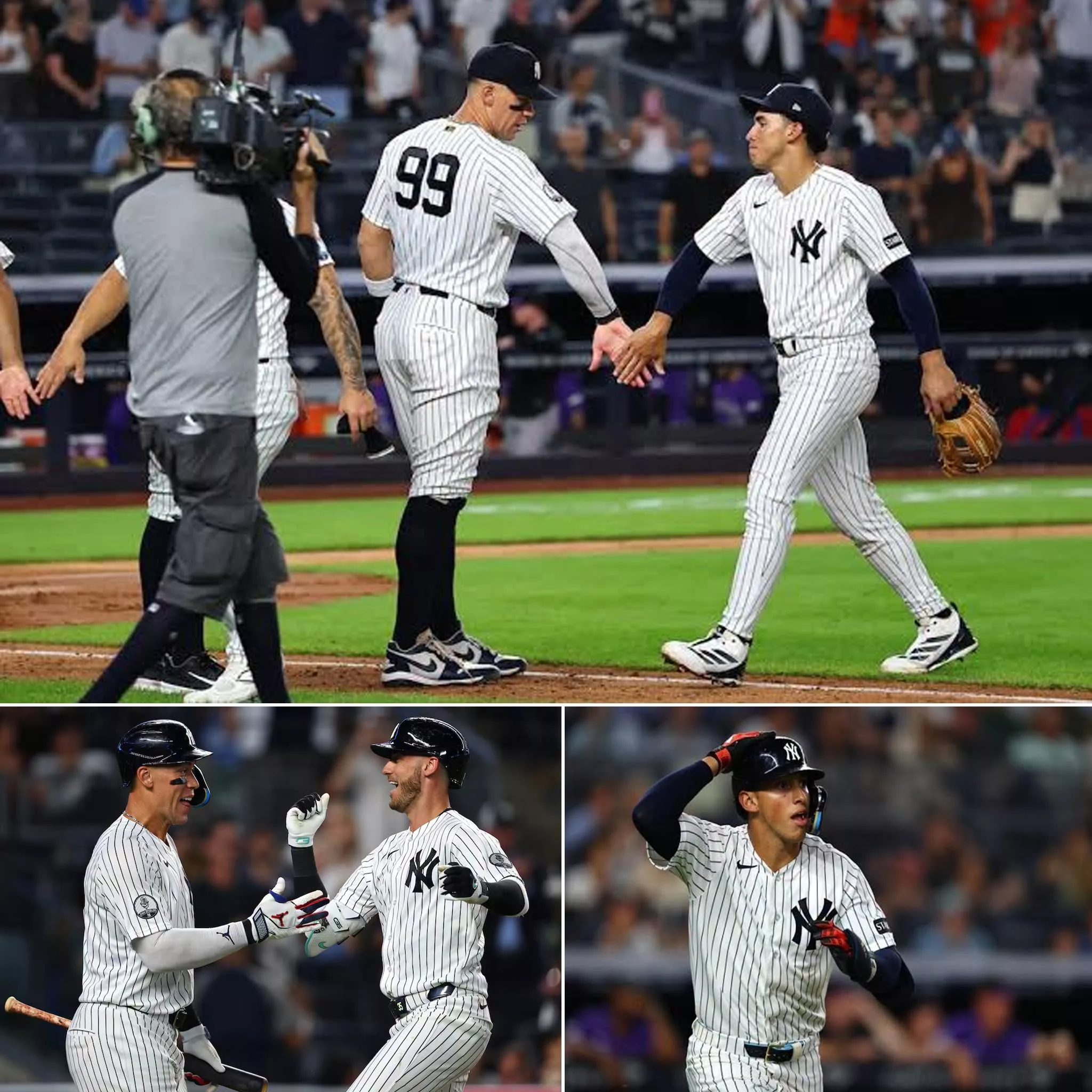 Cover Image for BREAKING: Yankee Stadium Just Witnessed a Moment With Shades of Mickey Mantle — 21 Year Old George Lombard Jr. Crushes His First Career Grand Slam and Writes His Name Into Bronx History During the October Race. nh1